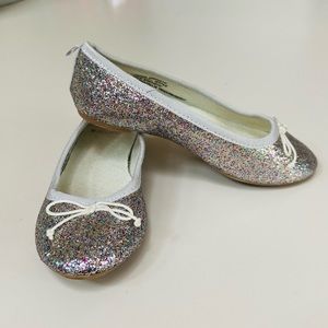 Jcrew Crewcuts girls sparkle ballet slipper
